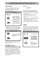 Preview for 9 page of LG MS-324SCE Owner'S Manual & Cooking Manual