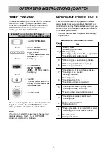 Предварительный просмотр 8 страницы LG MS-3444DP Owner'S Manual & Cooking Manual