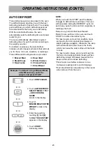 Предварительный просмотр 20 страницы LG MS-3444DP Owner'S Manual & Cooking Manual