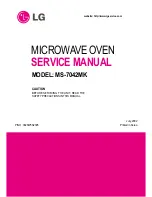 Preview for 1 page of LG MS-7042MK Service Manual