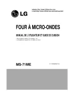 Предварительный просмотр 20 страницы LG MS-71ME Owner'S Manual & Cooking Manual