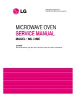 Предварительный просмотр 1 страницы LG MS-73ME Service Manual