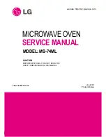 LG MS-74ML Service Manual предпросмотр