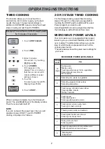 Предварительный просмотр 7 страницы LG MS1949TL Owner'S Manual & Cooking Manual