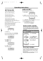 Предварительный просмотр 11 страницы LG MS2047CB Owner'S Manual