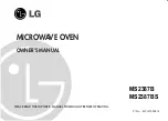 LG MS2387B Owner'S Manual предпросмотр