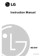 LG MS2524W Instruction Manual предпросмотр