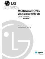 LG MS2548GR Owner'S Manual & Cooking Manual предпросмотр