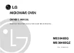 Предварительный просмотр 1 страницы LG MS3046SQ Owner'S Manual