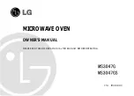 LG MS3047G Owner'S Manual preview