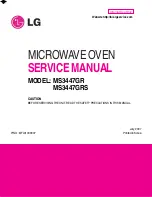 LG MS3447GR Service Manual preview