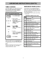 Preview for 8 page of LG MS3448GRK Owner'S Manual & Cooking Manual