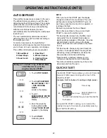 Предварительный просмотр 22 страницы LG MS3448GRK Owner'S Manual & Cooking Manual