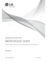 Предварительный просмотр 1 страницы LG MS3840SR Owner'S Manual