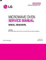 LG MS3846VRL Service Manual предпросмотр