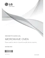 Предварительный просмотр 1 страницы LG MS3882XRSK Owner'S Manual