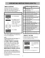 Предварительный просмотр 8 страницы LG MS3882XRSK Owner'S Manual