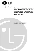 Предварительный просмотр 1 страницы LG MS4646SS Owner'S Manual & Cooking Manual