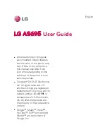 Preview for 1 page of LG MS770 User Manual