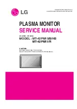 Предварительный просмотр 1 страницы LG MT-42PM10/B/HB Service Manual