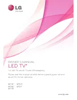 Предварительный просмотр 1 страницы LG MT30 series Owner'S Manual