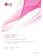 Предварительный просмотр 1 страницы LG MT45 Series Owner'S Manual