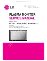 LG MU-42PM11 Service Manual предпросмотр