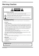 Предварительный просмотр 2 страницы LG MU-42PM11X Owner'S Manual