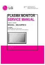 Preview for 1 page of LG MU-50PM10 Service Manual