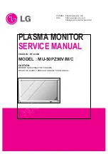 LG MU-50PZ90C Service Manual предпросмотр