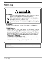 Предварительный просмотр 2 страницы LG MU-50PZ90M Owner'S Manual