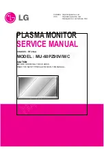 LG MU-60PZ90V Service Manual предпросмотр