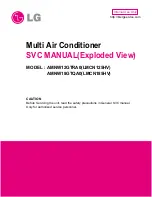 Preview for 1 page of LG Multi F AMNW12GTRA0 Service Manual