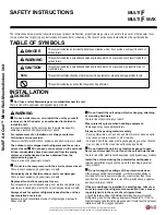 Preview for 4 page of LG MULTI F LAN090HSV4 Installation Manual