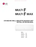 LG MULTI F MAX Installation Manual preview