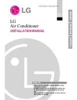 LG Multi Type Air Conditioner Installation Manual preview