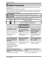 Preview for 4 page of LG Multi Type Air Conditioner Installation Manual