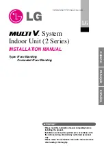 Preview for 1 page of LG Multi V 2 Series Installation Manual