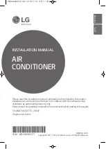 Preview for 1 page of LG MULTI V ARNU18GTSC4 Installation Manual