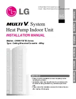 LG MULTI-V CRNN-TD Series Installation Manual preview