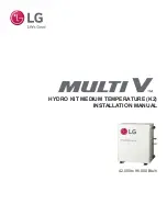 Preview for 1 page of LG MULTI V HYDRO KIT ARNH423K2A4 Installation Manual