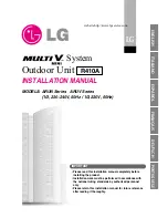 LG Multi V mini ARUV Series Installation Manual preview