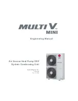 LG Multi V mini Engineering Manual preview