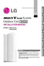 Preview for 1 page of LG MULTI V PLUS 
ARUN1608T1 Installation Manual