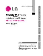 Preview for 1 page of LG Multi V Plus II ARUN100LT2 Installation Manual