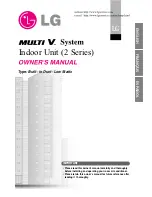 Preview for 1 page of LG Multi V System 2 Series Owner'S Manual