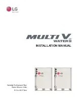 Preview for 1 page of LG Multi V Water IV Installation Manual