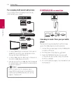 Предварительный просмотр 16 страницы LG Music Flow DSH7 Owner'S Manual