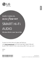 Preview for 1 page of LG Music Flow SH7 User Manual