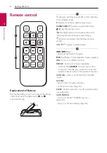 Предварительный просмотр 8 страницы LG MusicFlow DSH8 Owner'S Manual